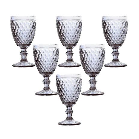 Conjunto de 6 Taças Água em Vidro Bico de Abacaxi 260ml Lyor - Outros é boa?