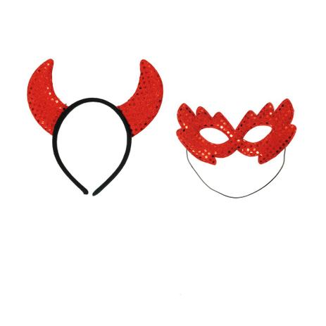 Conjunto De Acessórios Carnaval Festas Diabinho C/ Paete - Cromus Menor preço em Conjunto De Acessórios Carnaval Festas Diabinho C/ Paete - Cromus
