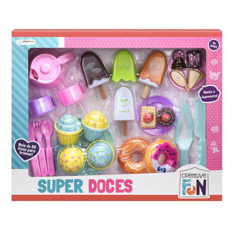Conjunto de Acessórios - Creative Fun - Super Doces - Multikids Menor preço em Conjunto de Acessórios - Creative Fun - Super Doces - Multikids