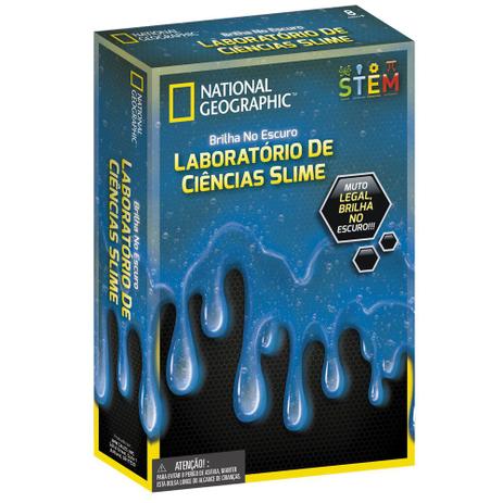 Conjunto de Atividades - Laboratório de Ciências de Slime - Brilha no Escuro - Azul - National Geographic Menor preço em Conjunto de Atividades - Laboratório de Ciências de Slime - Brilha no Escuro - Azul - National Geographic