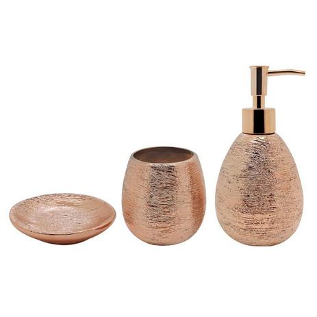 Conjunto De Banheiro Lunar Bronze Mimo Style - 0 Menor preço em Conjunto De Banheiro Lunar Bronze Mimo Style - 0