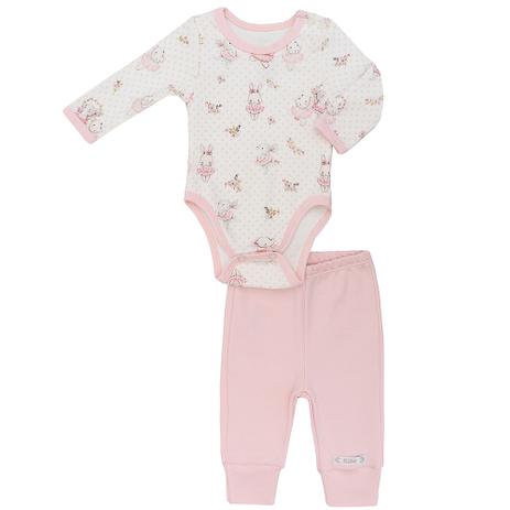 Conjunto de Bebê Feminino Body e Calça Aula de Balé - Bibe Menor preço em Conjunto de Bebê Feminino Body e Calça Aula de Balé - Bibe
