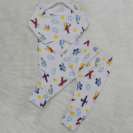 Conjunto de Body Bebê e Mijão Estampado Menino Kit 2 pçs - Gomes Baby Lar Menor preço em Conjunto de Body Bebê e Mijão Estampado Menino Kit 2 pçs - Gomes Baby Lar