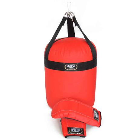 Menor preço em Conjunto de Boxe - Junior - Saco de Pancada 60 Cm e Luvas Bate-Soco - Punch