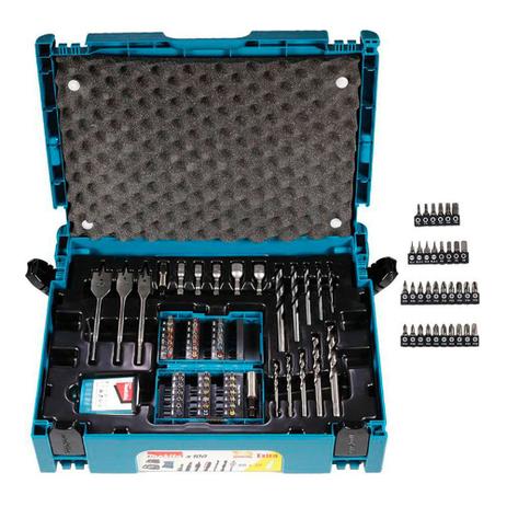 Conjunto de Brocas e Bits Makpac c/100 peças - B-45032 - Makita é boa?