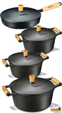 Conjunto De Caçarolas 4 Peças De Ferro Panela Mineira Menor preço em Conjunto De Caçarolas 4 Peças De Ferro Panela Mineira