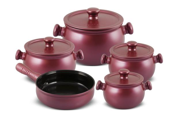 Conjunto de caçarolas de cerâmica ceraflame premiere+ 5 peças rose gold Menor preço em Conjunto de caçarolas de cerâmica ceraflame premiere+ 5 peças rose gold