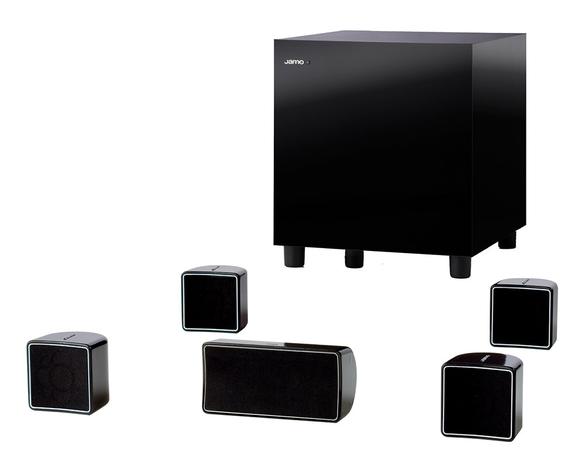 Conjunto de Caixas Acústicas para Home Theater Jamo A102 HCS Menor preço em Conjunto de Caixas Acústicas para Home Theater Jamo A102 HCS