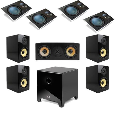 Conjunto de caixas de som para Home Theater AAT 5.1.4 Dolby Atmos Menor preço em Conjunto de caixas de som para Home Theater AAT 5.1.4 Dolby Atmos