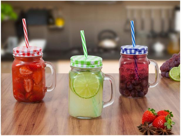 Conjunto de Caneca Vidro 425ml 3 Peças Lyor - Party Menor preço em Conjunto de Caneca Vidro 425ml 3 Peças Lyor - Party
