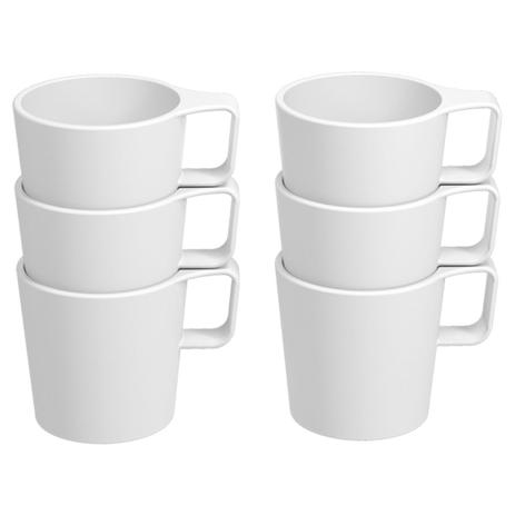 Conjunto de Canecas Empilháveis Casual 45 ml Branca 6 Peças Coza é boa?