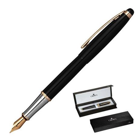 Conjunto De Canetas Crown Prestige Tinteiro E Esferográfica Menor preço em Conjunto De Canetas Crown Prestige Tinteiro E Esferográfica