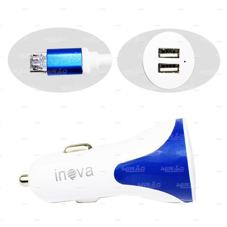 Conjunto de carregador 3 em 1 com slot 2 usb-car-150a - Inova é ruim? Conjunto de carregador 3 em 1 com slot 2 usb-car-150a - Inova é boa?