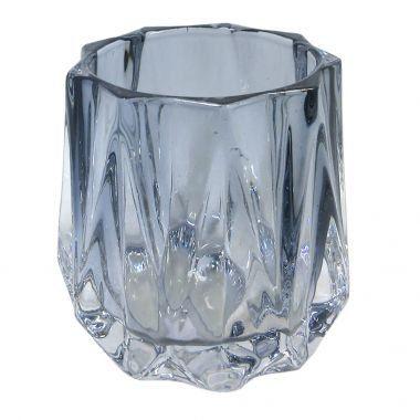 Conjunto de castiçais de vidro fume 4pcs 7,5cm x 7,5cm - Btc decor Menor preço em Conjunto de castiçais de vidro fume 4pcs 7,5cm x 7,5cm - Btc decor