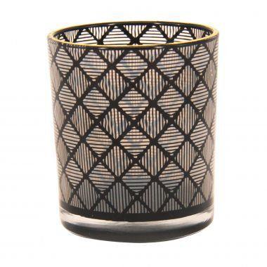 Conjunto de castiçais de vidro pedro - 6 pcs 7cm x 8 cm - Btc decor Menor preço em Conjunto de castiçais de vidro pedro - 6 pcs 7cm x 8 cm - Btc decor