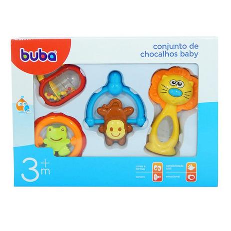 Conjunto De Chocalhos Baby 0008 Buba Menor preço em Conjunto De Chocalhos Baby 0008 Buba