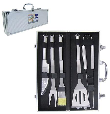 Conjunto de churrasco com faca + garfo de inox e acessorios 5 pecas na maleta - Cosita é ruim? Conjunto de churrasco com faca + garfo de inox e acessorios 5 pecas na maleta - Cosita é boa?