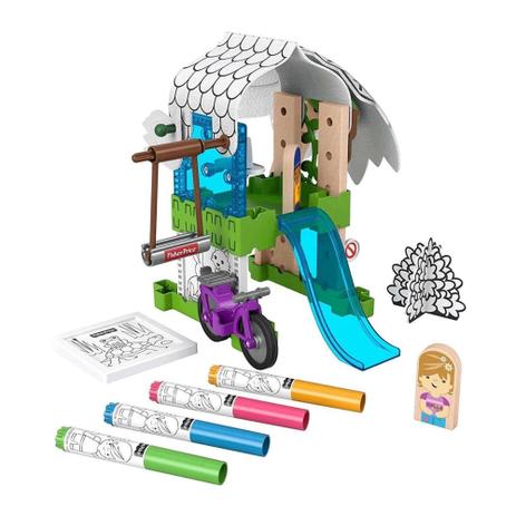 Conjunto De Colorir Fisher Price Casa Na Árvore Wonder Makers Colorido Menor preço em Conjunto De Colorir Fisher Price Casa Na Árvore Wonder Makers Colorido