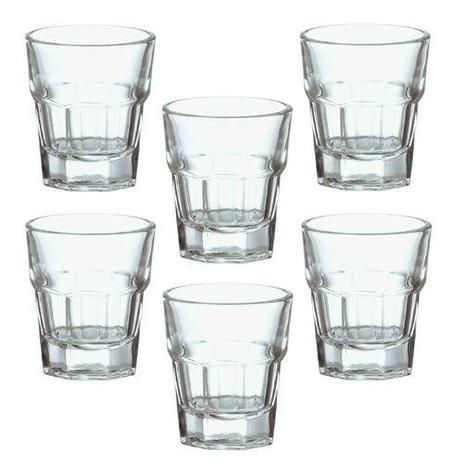 Conjunto de copos Shot Allure vidro 30 ml 06 peças Menor preço em Conjunto de copos Shot Allure vidro 30 ml 06 peças