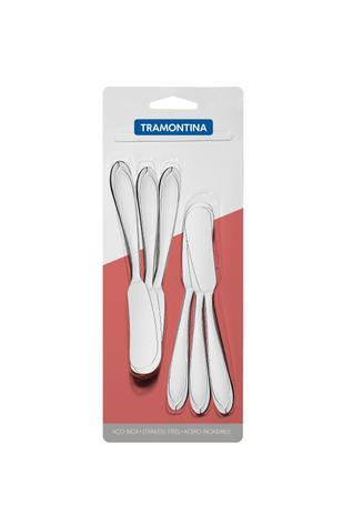 Conjunto de espátula para manteiga 6 pç tramontina 66906241 Menor preço em Conjunto de espátula para manteiga 6 pç tramontina 66906241