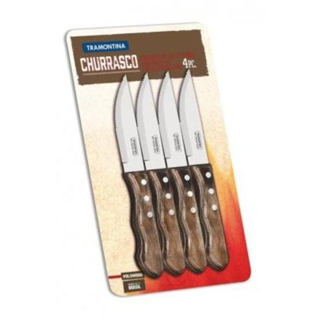 Conjunto de facas jumbo 4 peças - Tramontina Menor preço em Conjunto de facas jumbo 4 peças - Tramontina