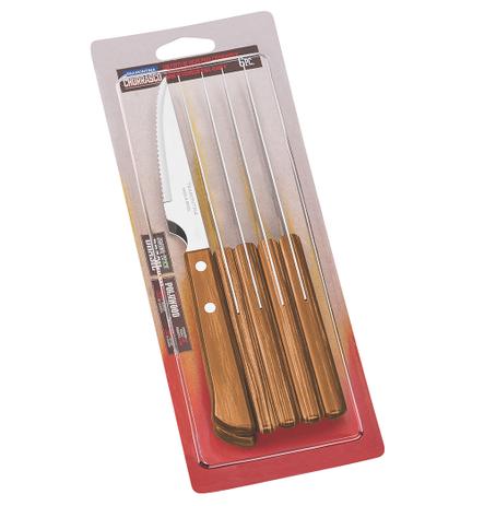 Conjunto de Facas para Churrasco 6 Peças Polywood Carvalho Tramontina Menor preço em Conjunto de Facas para Churrasco 6 Peças Polywood Carvalho Tramontina