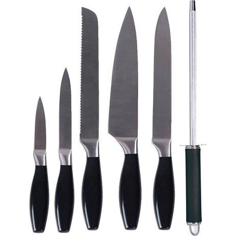 Conjunto de Facas para Cozinha LE CHEF 6PÇS MOR 003370 Menor preço em Conjunto de Facas para Cozinha LE CHEF 6PÇS MOR 003370