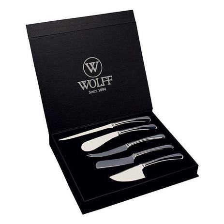 Conjunto de Facas para Queijo AÇO INOX 5PÇS OXFORD WOLFF 9986 Menor preço em Conjunto de Facas para Queijo AÇO INOX 5PÇS OXFORD WOLFF 9986
