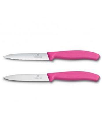 Conjunto de Facas Swissclassic Pink 10 cm - Victorinox Menor preço em Conjunto de Facas Swissclassic Pink 10 cm - Victorinox