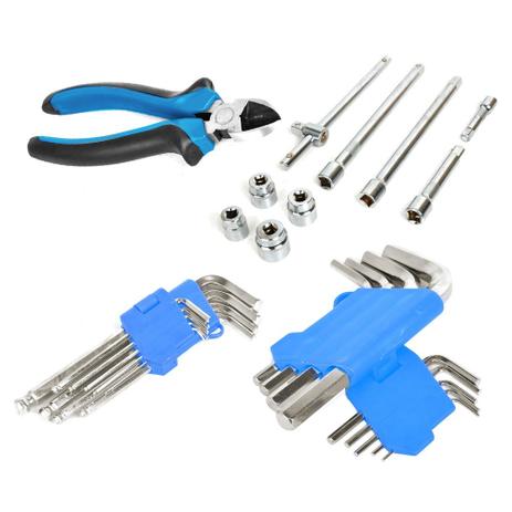 Conjunto de Ferramentas Automotivas alicate chave Allen Chave T e soquetes 25pçs AU336 - Multilaser Menor preço em Conjunto de Ferramentas Automotivas alicate chave Allen Chave T e soquetes 25pçs AU336 - Multilaser