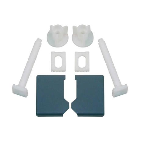 Conjunto de fixação para assento almofadado branco Astra Menor preço em Conjunto de fixação para assento almofadado branco Astra