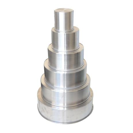 Conjunto de Formas de Alumínio 10 cm 6 peças Fundo Fixo - Aluminio Amj Menor preço em Conjunto de Formas de Alumínio 10 cm 6 peças Fundo Fixo - Aluminio Amj