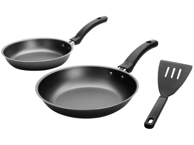 Conjunto de Frigideiras Antiaderente Eirilar - de Alumínio 1582 Grafite 3 Peças é boa?