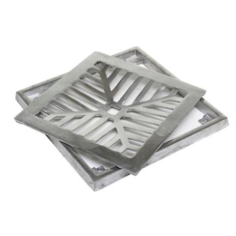 Conjunto de Grelha E Porta Grelha Côncava 20 X 20 Cm Polida - Costa navarro é ruim? Conjunto de Grelha E Porta Grelha Côncava 20 X 20 Cm Polida - Costa navarro é boa?