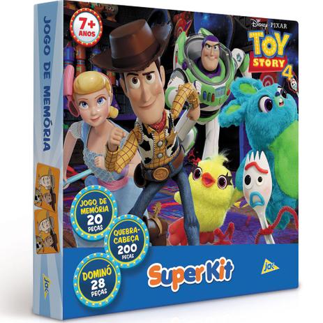 Conjunto de Jogos - Dominó, Quebra Cabeça e Jogo da Memória - Toy Story 4 - Disney - Toyster Menor preço em Conjunto de Jogos - Dominó, Quebra Cabeça e Jogo da Memória - Toy Story 4 - Disney - Toyster