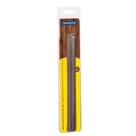 Conjunto de lâminas para mini arco de serra 6” com 5 peças - Tramontina Menor preço em Conjunto de lâminas para mini arco de serra 6” com 5 peças - Tramontina