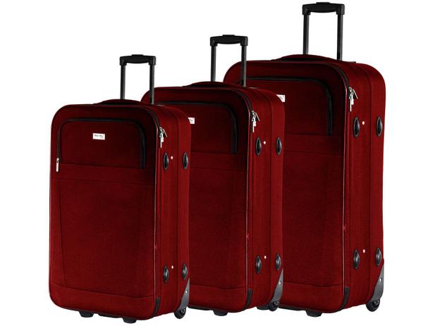 Conjunto de Malas 2 Peças Travel Max - MB-LM305 Vinho