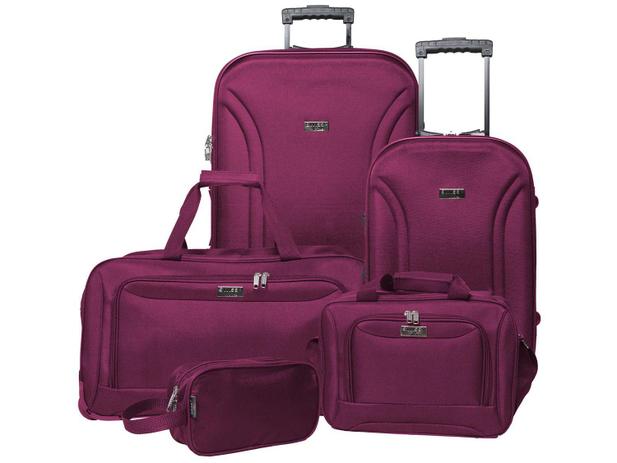 Conjunto de Malas 5 Peças Swiss Move - CJ14G0285V Vinho