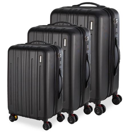 Conjunto de Malas de Viagem em ABS - Swiss Port Roma Menor preço em Conjunto de Malas de Viagem em ABS - Swiss Port Roma