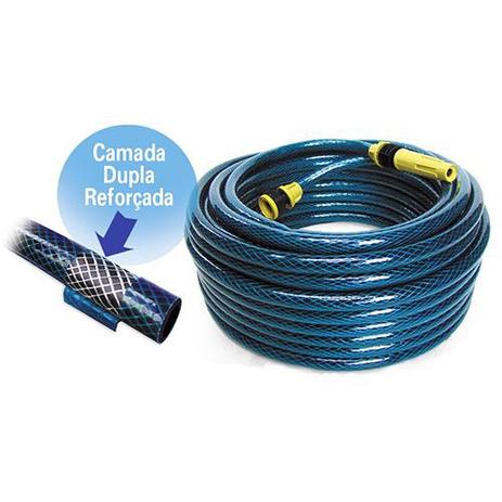 Conjunto De Mangueira Trançada 10 Metros 7/16 - Vsultilidades Menor preço em Conjunto De Mangueira Trançada 10 Metros 7/16 - Vsultilidades