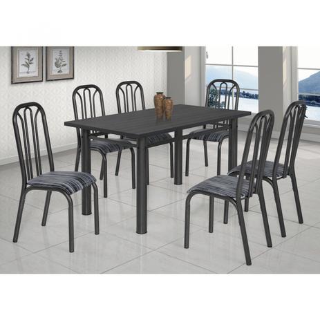Conjunto de Mesa com 6 Cadeiras Lion Clássica Ciplafe Craqueado Preto/Riscado Preto é ruim? Conjunto de Mesa com 6 Cadeiras Lion Clássica Ciplafe Craqueado Preto/Riscado Preto é boa?