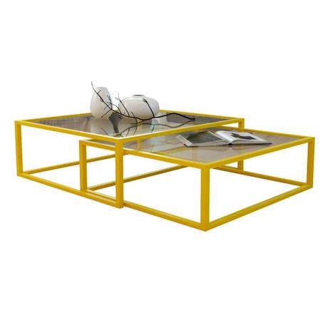 Conjunto de Mesa de Centro Duo Catarina Amarela - Mobly é ruim? Conjunto de Mesa de Centro Duo Catarina Amarela - Mobly é boa?