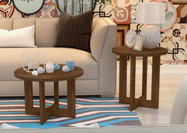 Conjunto de Mesa Decorativo JB 8001 - 8002 Canela - JB Bechara Menor preço em Conjunto de Mesa Decorativo JB 8001 - 8002 Canela - JB Bechara