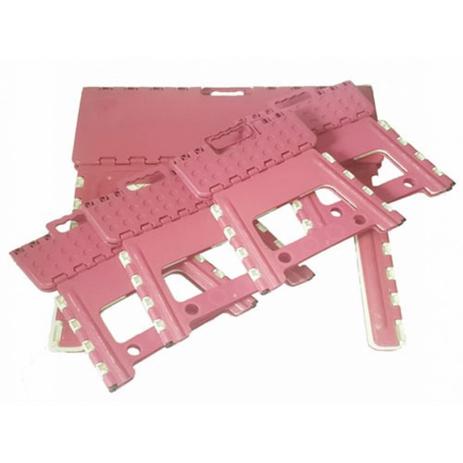 Conjunto de Mesa Infantil Dobrável 4 Banqueta Rosa Antares Menor preço em Conjunto de Mesa Infantil Dobrável 4 Banqueta Rosa Antares