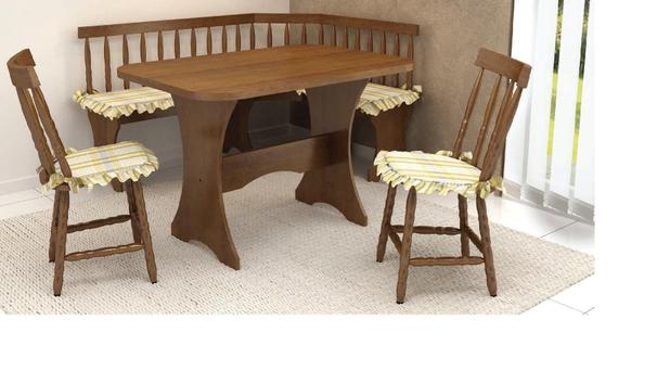 Conjunto De Mesa Madeira Macica Country - Scholl é ruim? Conjunto De Mesa Madeira Macica Country - Scholl é boa?