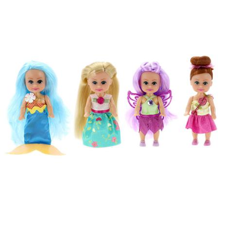 Conjunto de Mini Bonecas - 10 Cm - Sparkle Girlz - Little Friends Collection - DTC Menor preço em Conjunto de Mini Bonecas - 10 Cm - Sparkle Girlz - Little Friends Collection - DTC