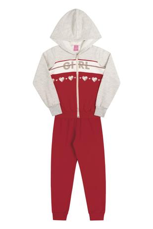 conjunto de moletom infantil feminino