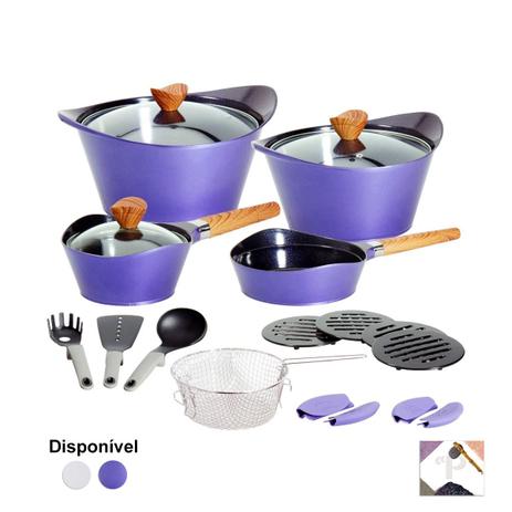 Conjunto de Panelas 19 Peças Indução Revestimento em Granito Antiaderente - Ipe cozinhas é boa?