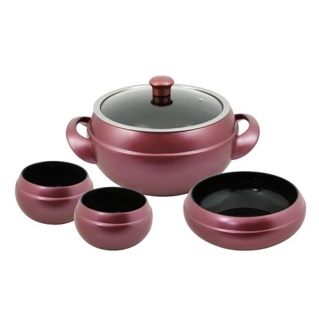 Conjunto De Panelas Para Feijoada 4 Peças Rose Gold Ceraflame Menor preço em Conjunto De Panelas Para Feijoada 4 Peças Rose Gold Ceraflame