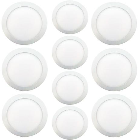 Conjunto de Plafon de Led Redondo 24w Branca 6500k c/10pçs - Westing é boa?